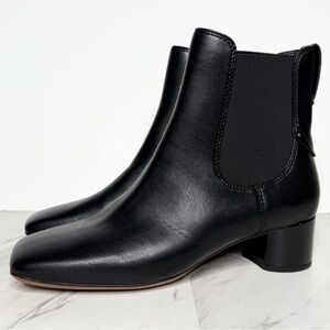 Franco Sarto Nellie Black Chelsea Heeled Bootie 8M